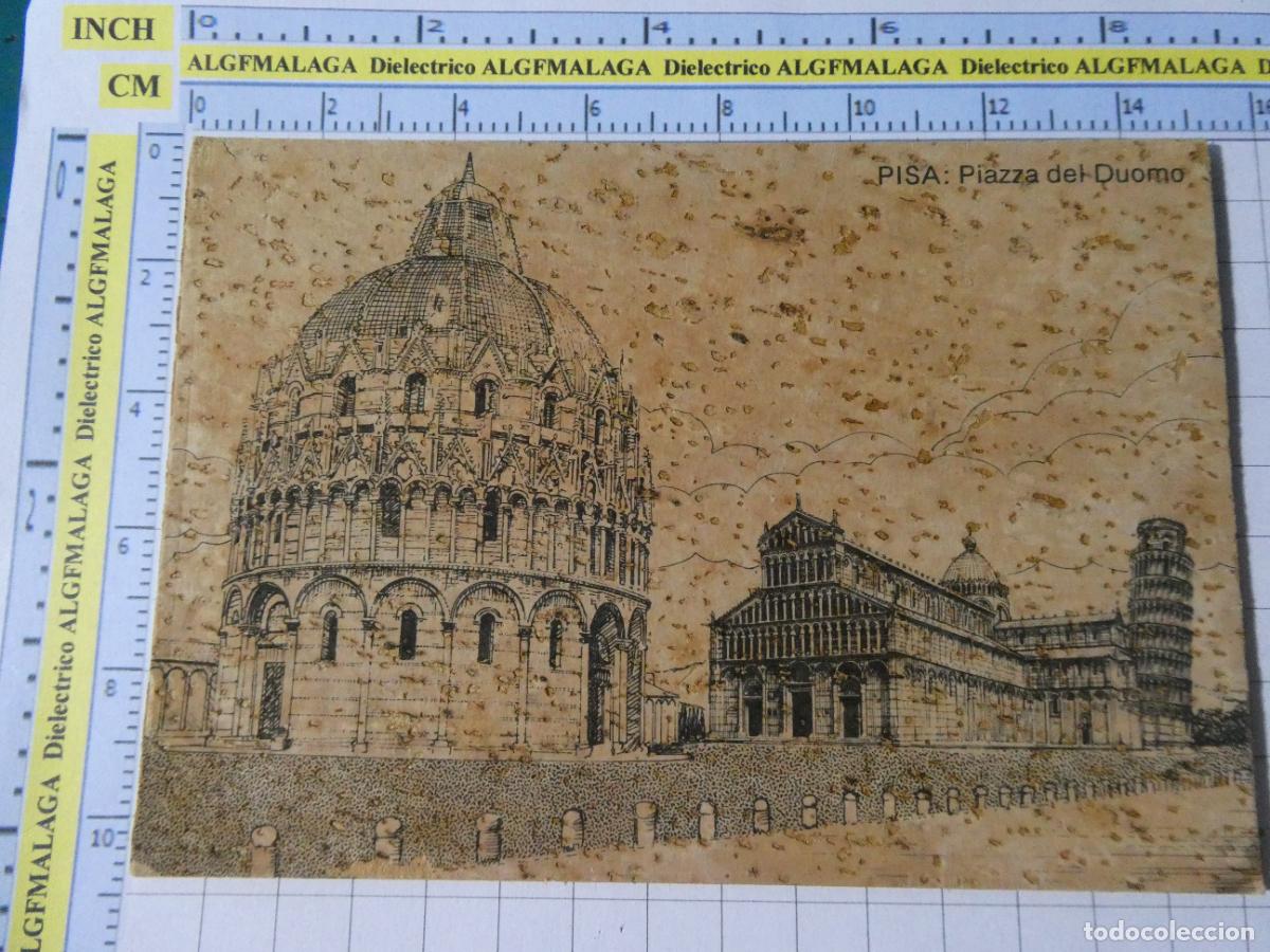Postales: POSTAL DE ITALIA. PISA PIAZZA DEL DUOMO. CORCHO. 262