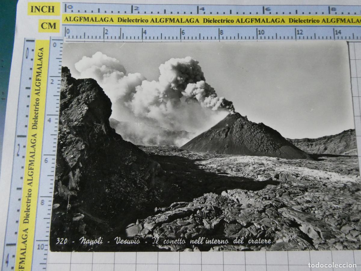 Postales: POSTAL DE ITALIA. NAPOLES NAPOLI VOLC&Aacute;N VESUVIO CR&Aacute;TER. 267