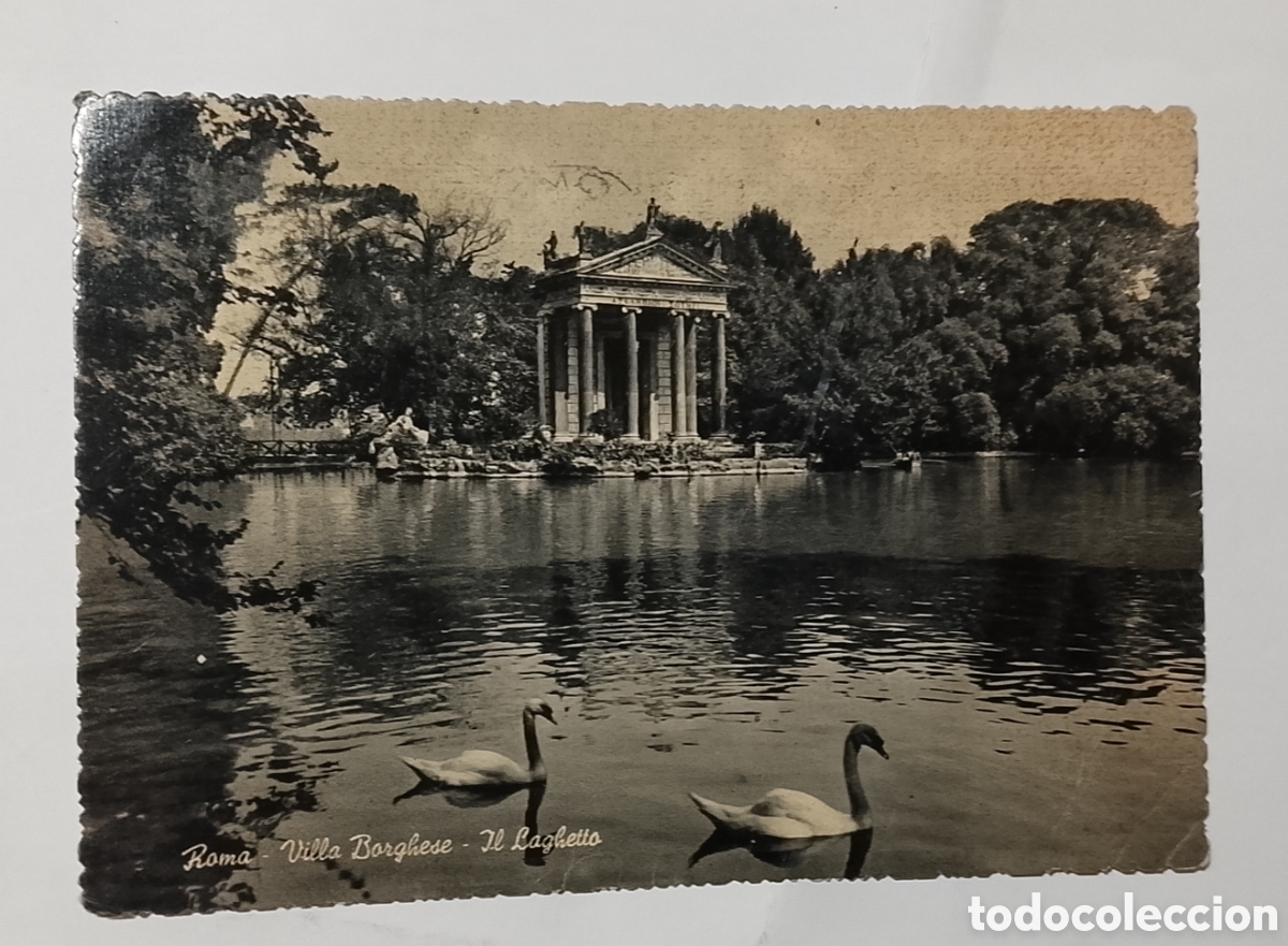 Postales: Postal Roma Villa Borghese