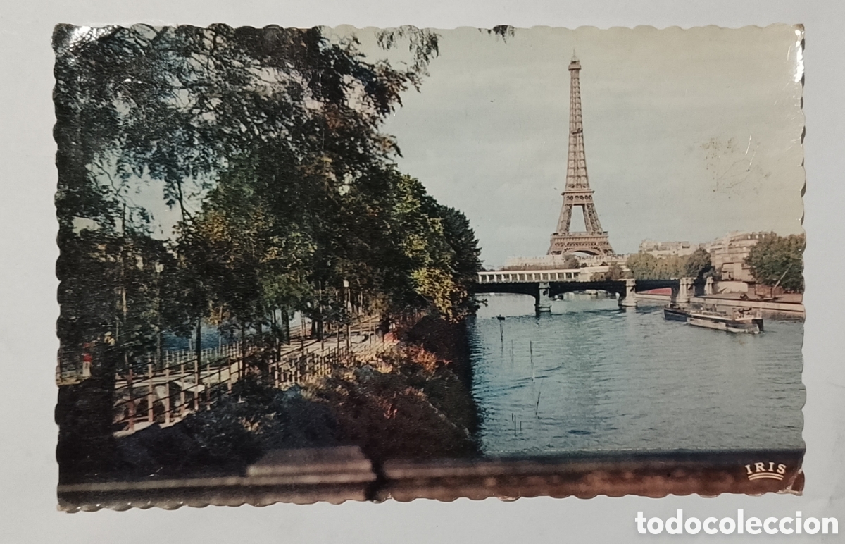 Postales: Postal Par&iacute;s Torre Eiffel