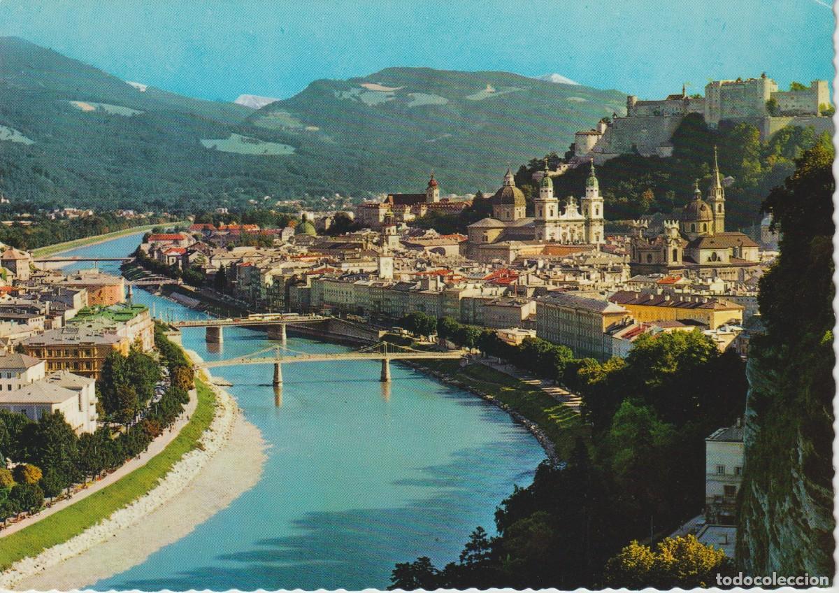 Postales: SALZBURGO. AUSTRIA. PUENTES SOBRE EL RIO ... NO CIRCULADA
