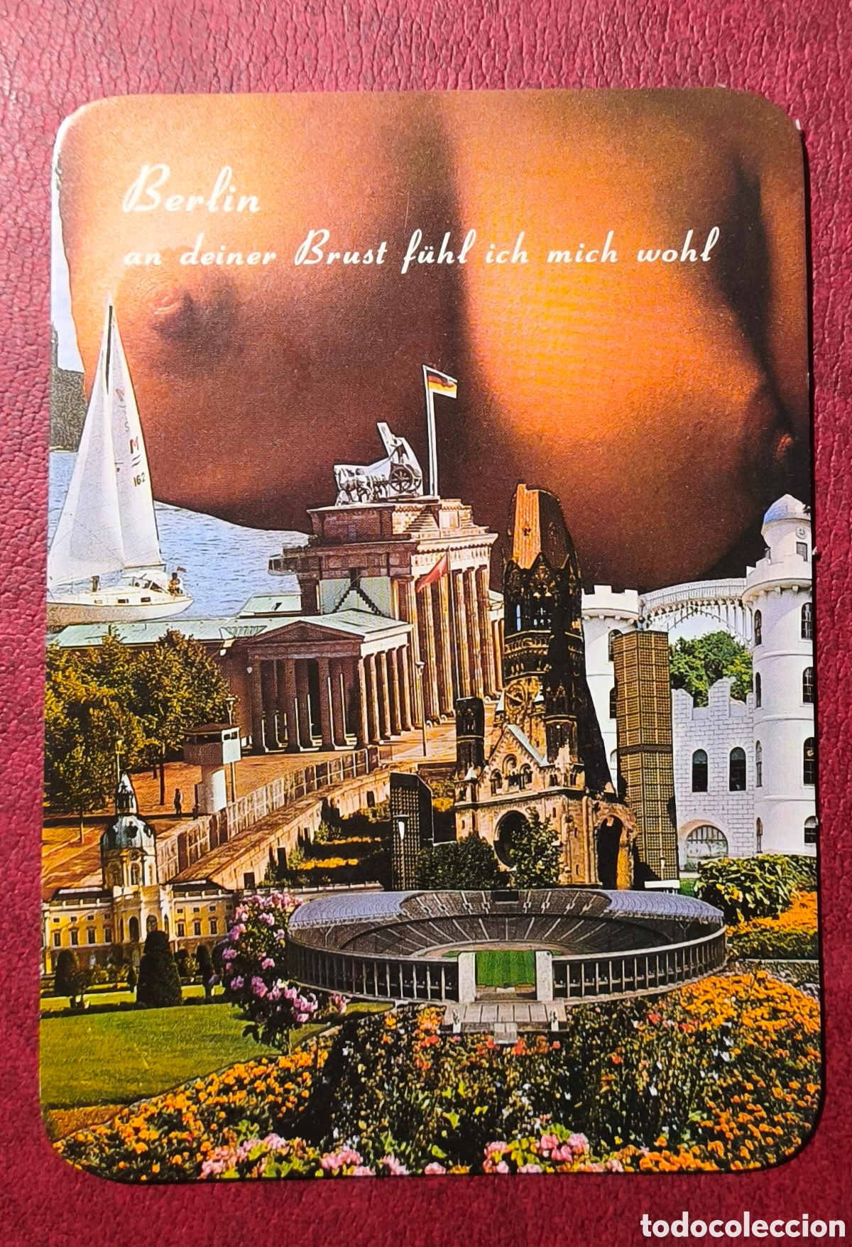 Postales: Alemania. 1980. Berl&iacute;n, me siento c&oacute;modo en tu pecho
