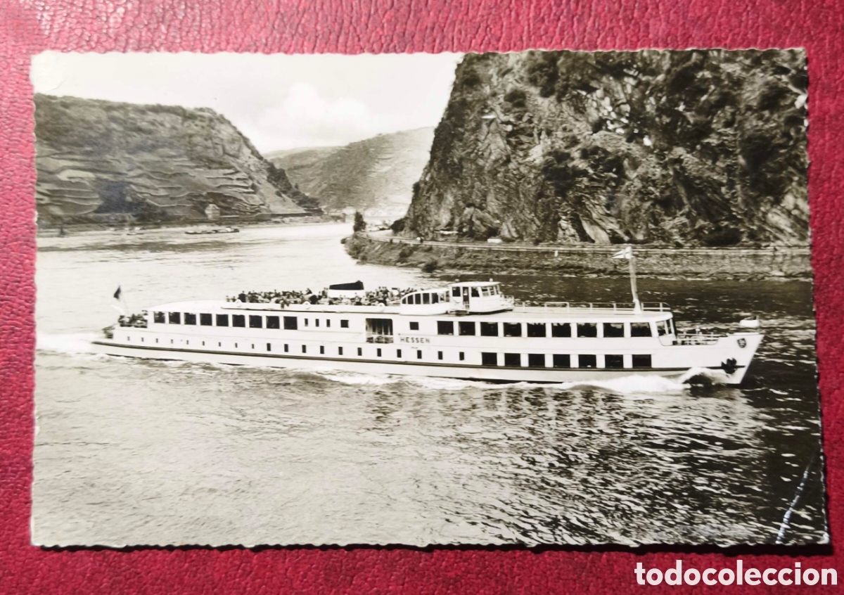 Postales: Alemania. 1958. Barco de pasajeros &rdquo;Hessen&rdquo;