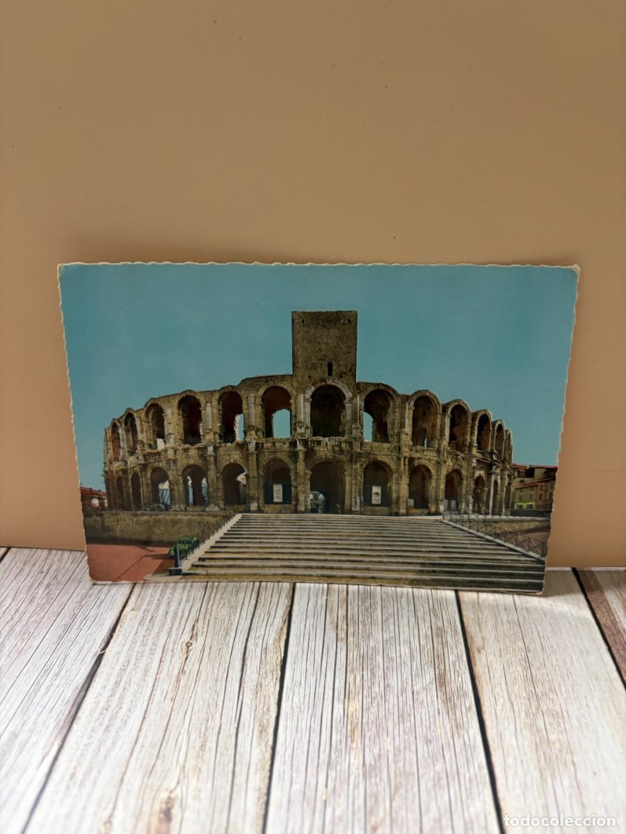 Postales: TARJETA POSTAL. FRANCIA. ARLES. LES ARENES: L' ENTR&Eacute;E.