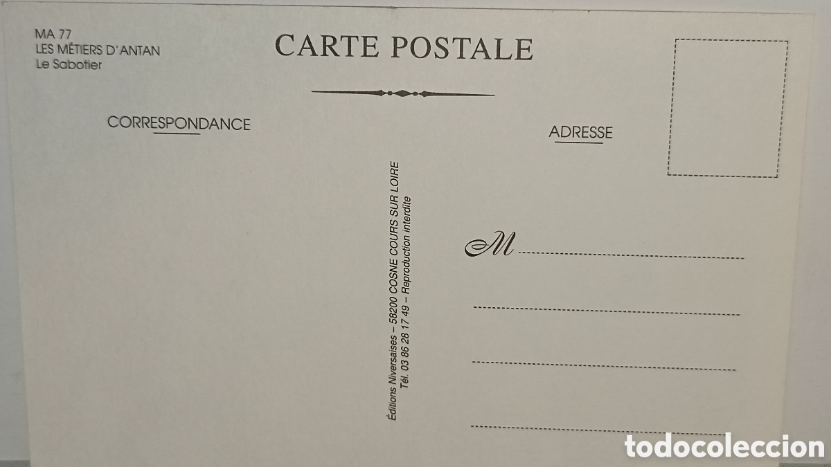 Postales: MINT. Le Sabotier. Franc&eacute;s - Foto 2