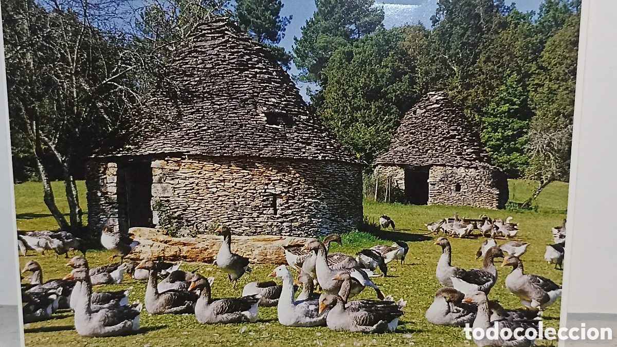 Postales: MINT Les Bories. Cabanes en pierres seches. Franc&eacute;s