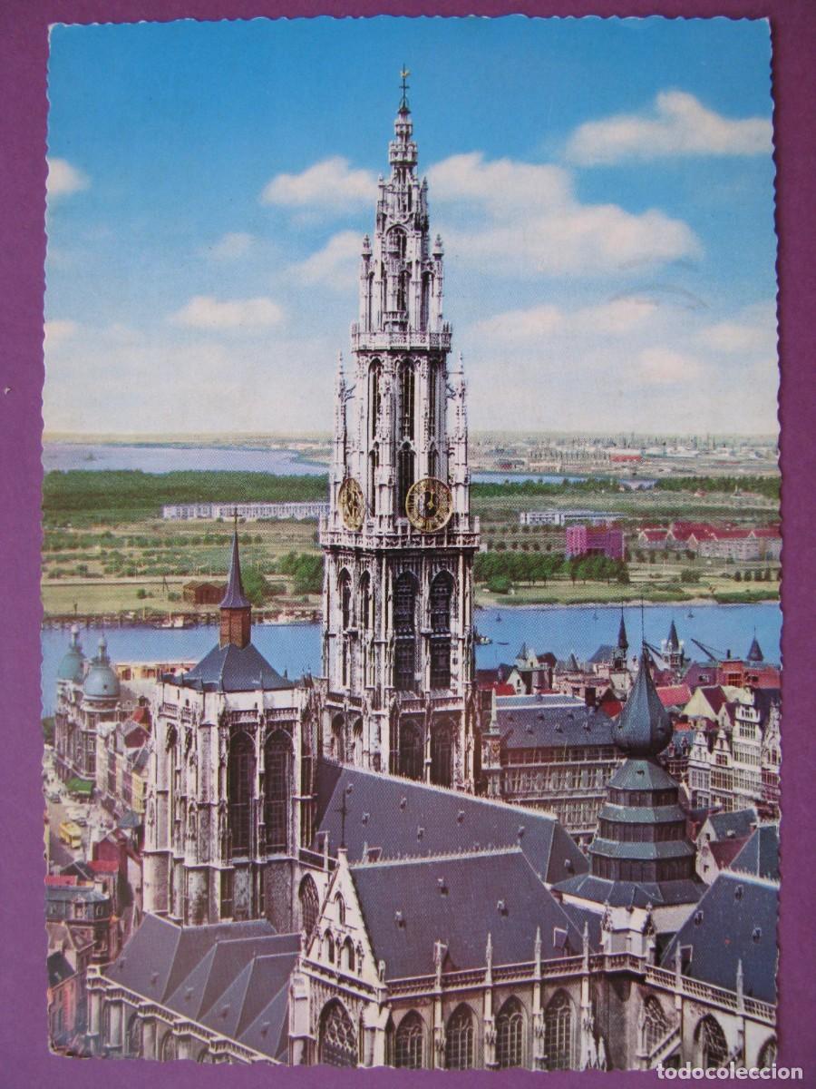 Postales: POSTAL DE BELGICA. ANTWERPEN. ED. KR&Uuml;GER. CIRCULADA 1963