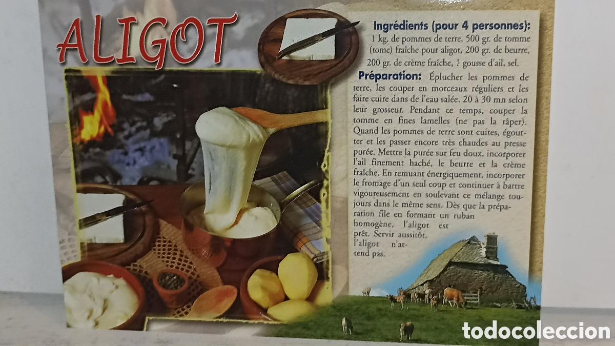 Postales: MINT.Aligot receta tradicional