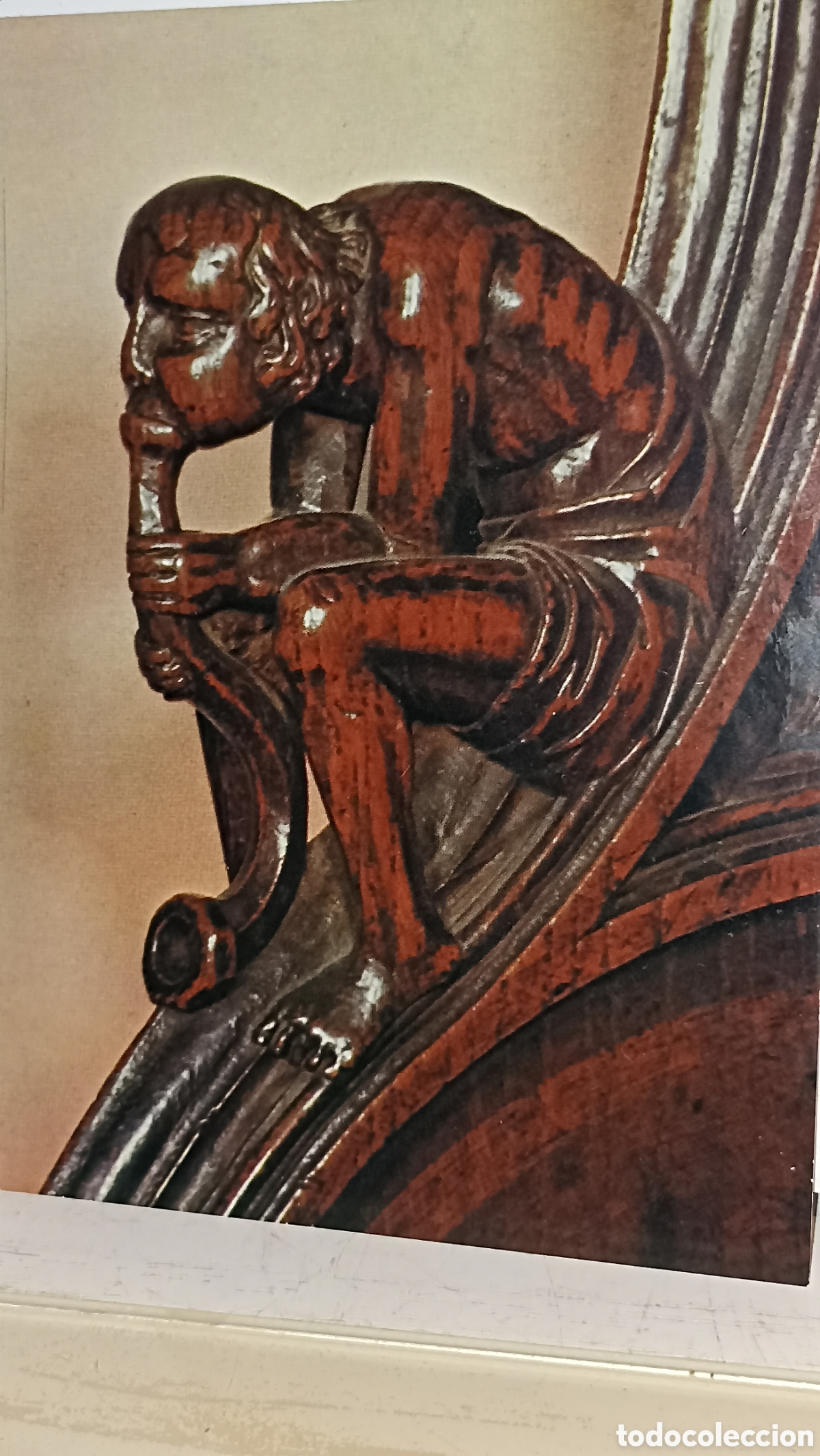 Postales: Mint catedral de detalle de pared un m&uacute;sico toca su instrumento