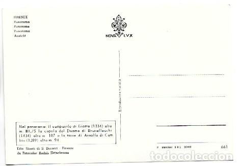 Postales: PANORAMA.- FIRENZE / ITALIA - Foto 2
