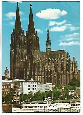 Postales: DER DOM AM RHEINUFER.- KOLN AM RHEIN / ALEMANIA