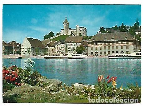 Postales: SCHAFFHAUSEN MIT MUNOT.- SCHAFFHAUSEN / SUIZA