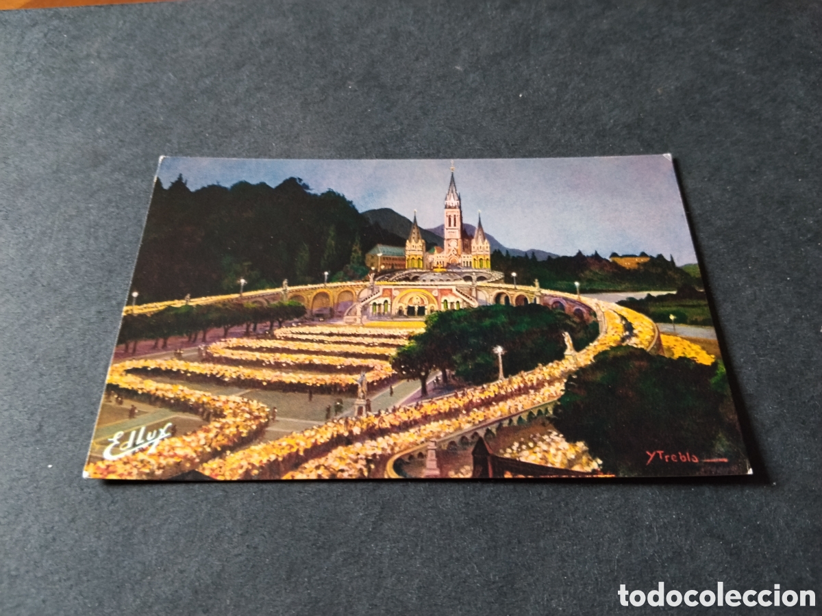 Postales: Postal Lourdes bas&iacute;lica