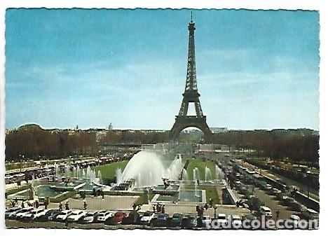 Postales: LA TOUR EIFFEL VUE DES JARDINS DU PALAIS DE CHAILLOT.- PARIS / FRANCIA