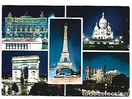 Postales: 5 VISTAS DE MONUMENTOS DE PARIS / FRANCIA