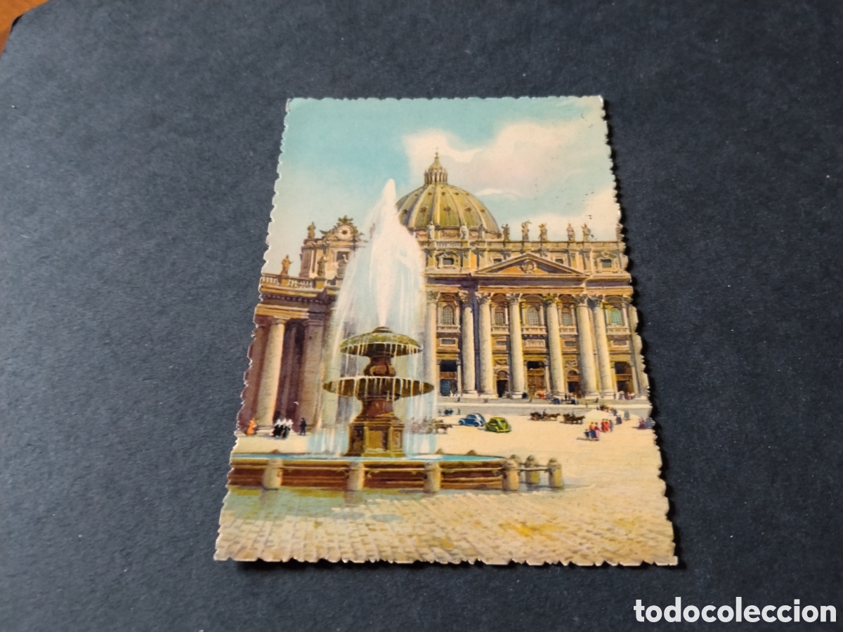 Postales: Postal Roma Fontana, dibujo