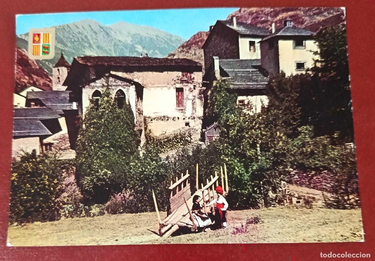 Postales: TARJETA POSTAL VISTA GENERAL DE ORDIGO - ANDORRA 1962