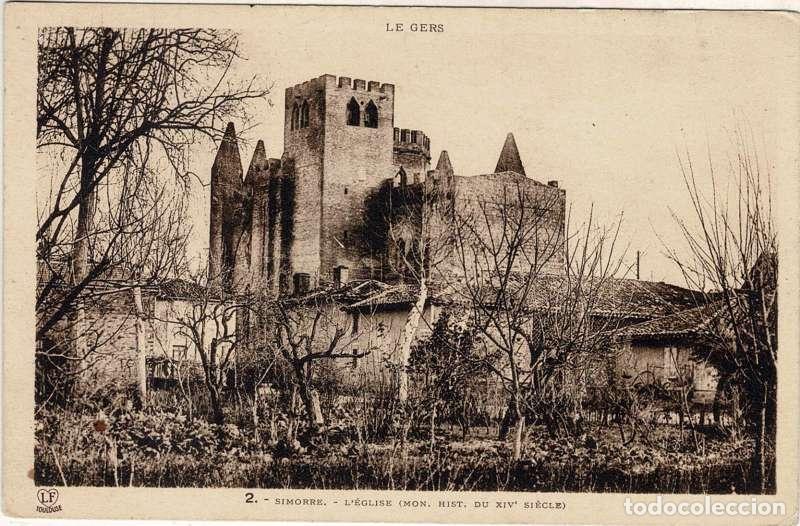 Postales: Postal Francia. Simorre. L'Eglise N&ordm; 2