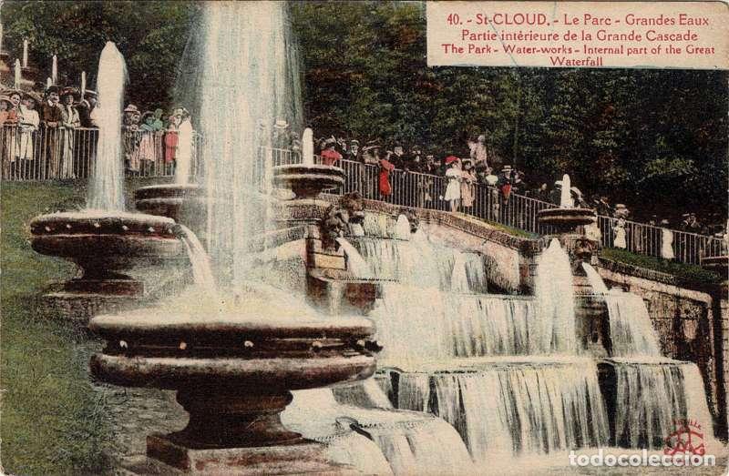 Postales: Postal Francia. St. Cloud. Le Parc - Grandes Eaux