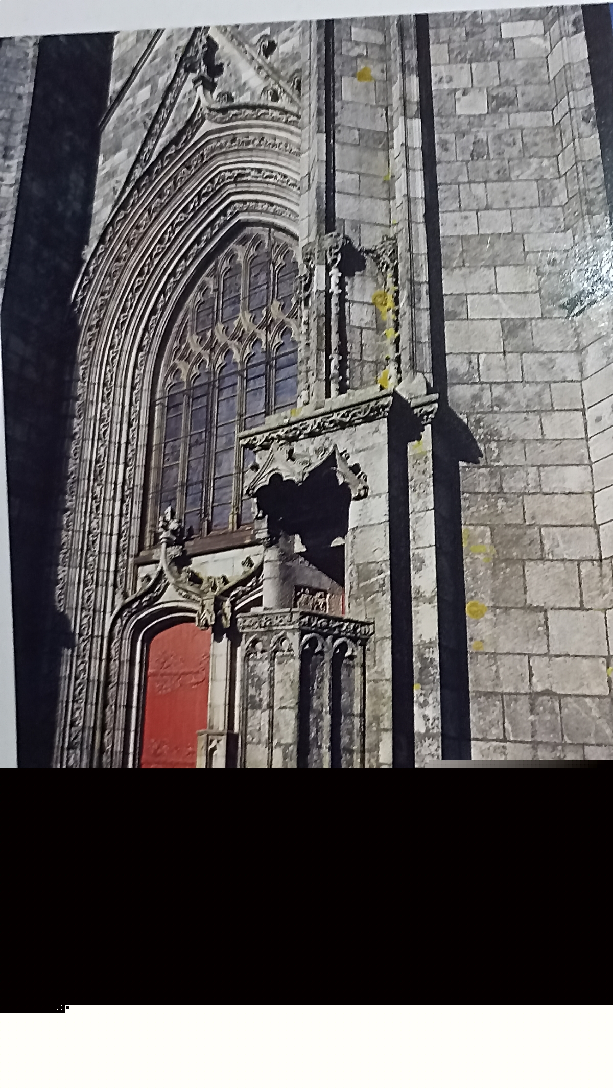 Postales: Iglesia colegial Santa aubin la fachada exterior