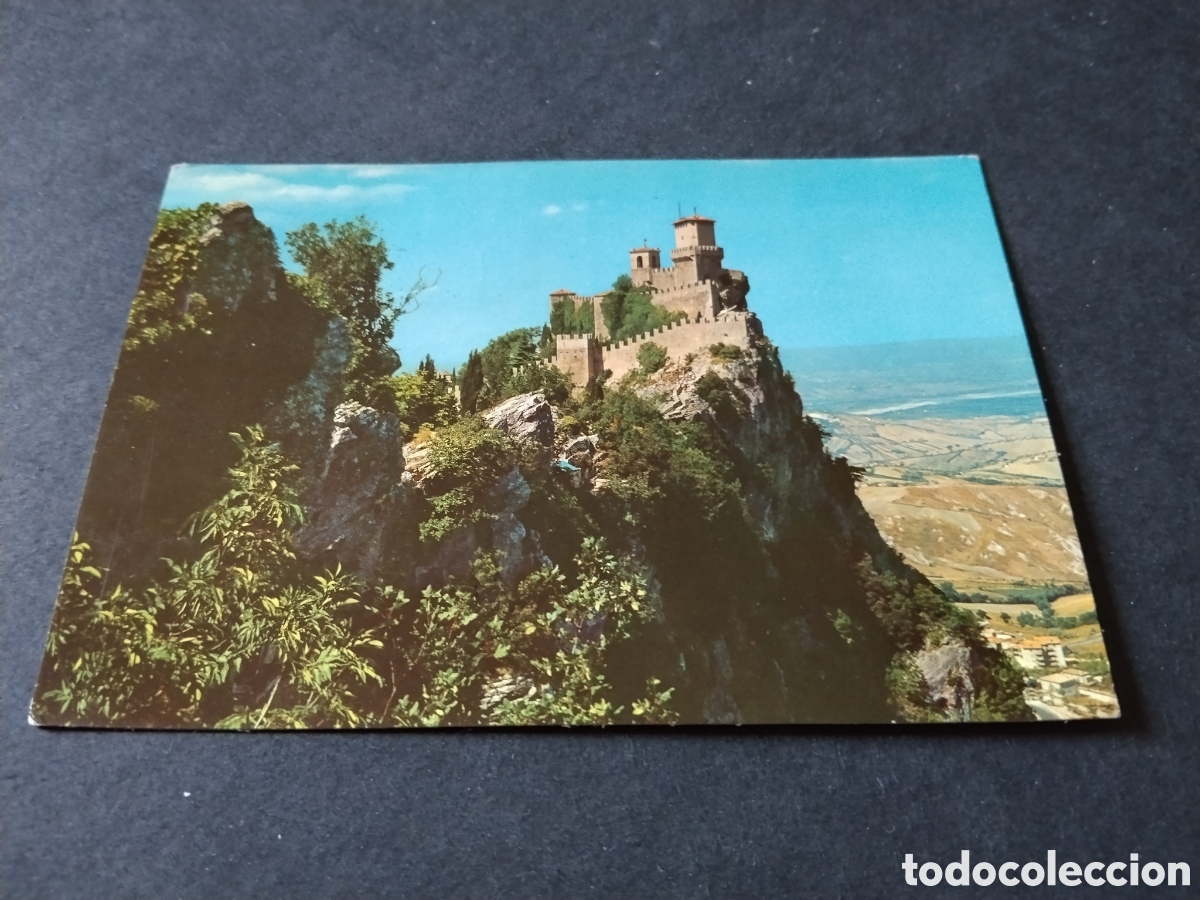 Postales: Postal republica de San Marino, castillo