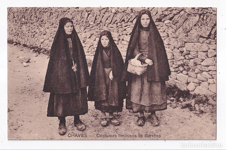 Postales: POSTAL. CHAVES. COSTUMES FIMININOS DE BARROSO. 1926. TR&Aacute;S-OS-MONTES. PORTUGAL