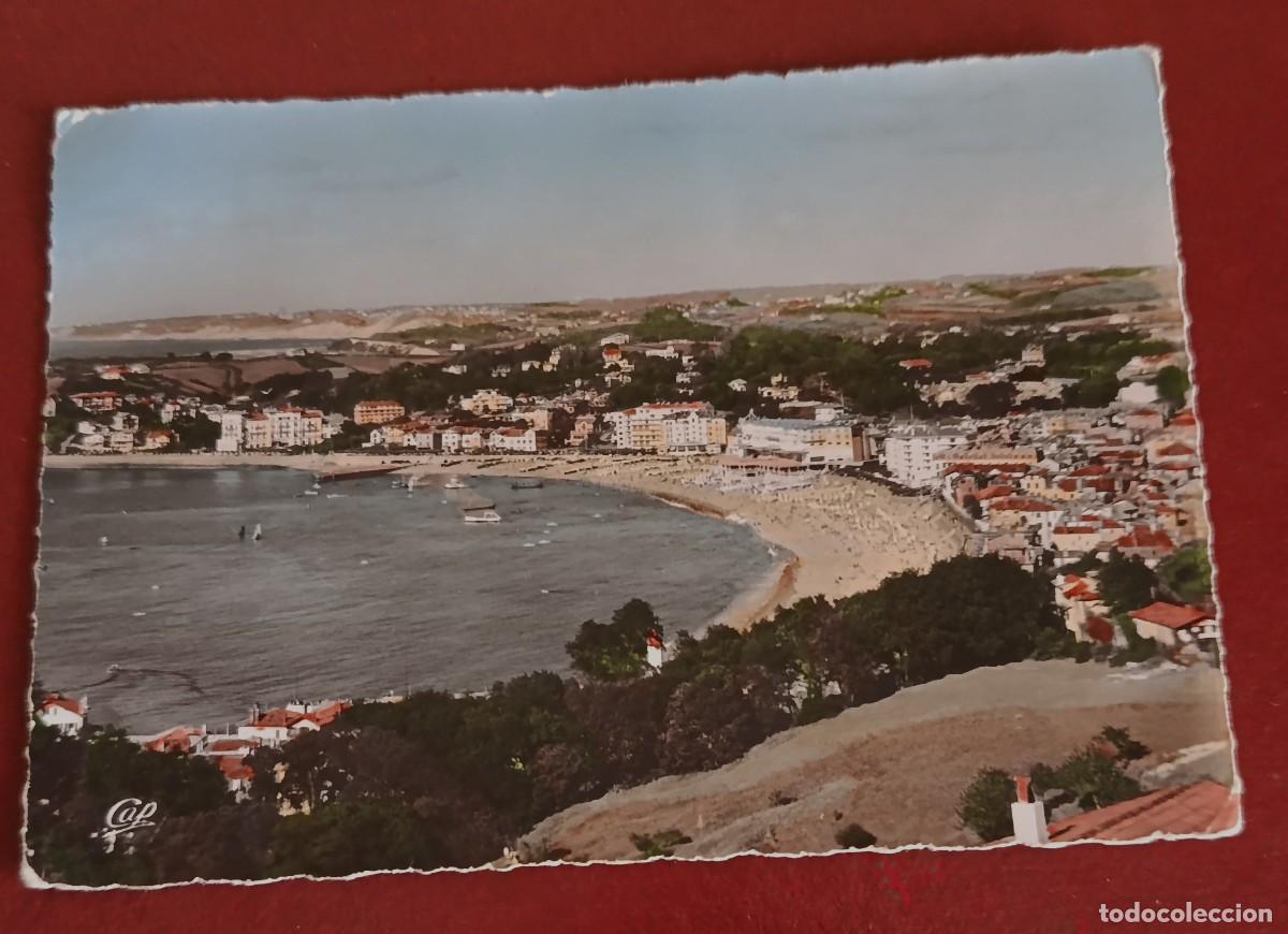 Postales: PLAYA Y LA BAH&Iacute;A DE SAINT JEAN DE LUZ - PAIS VASCO FRANCES 1958