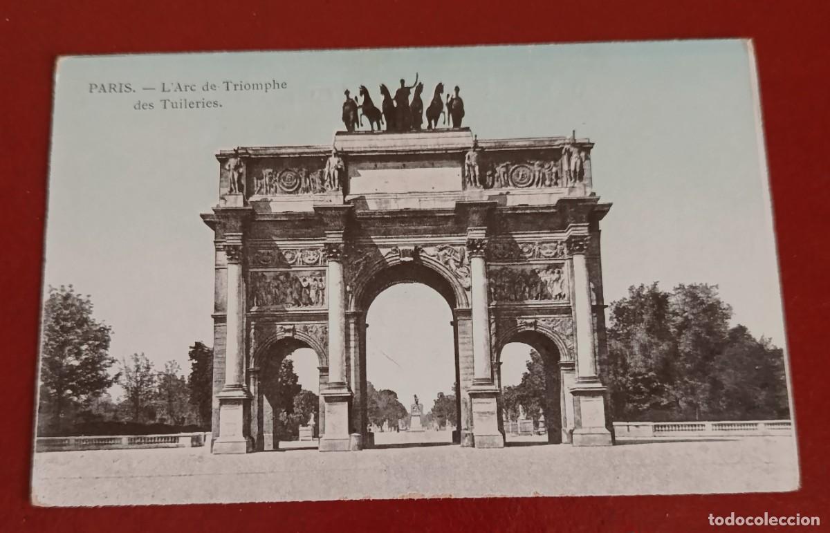 Postkarten: ARCO DEL TRIUNFO DEL CARRUSEL - PAR&Iacute;S - FRANCIA