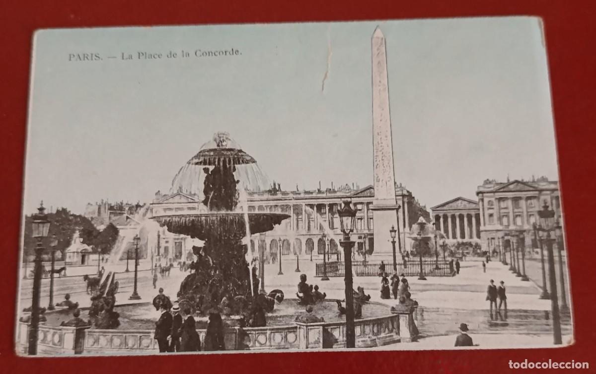 Postais: PLAZA DE LA CONCORDIA - PARIS - FRANCIA