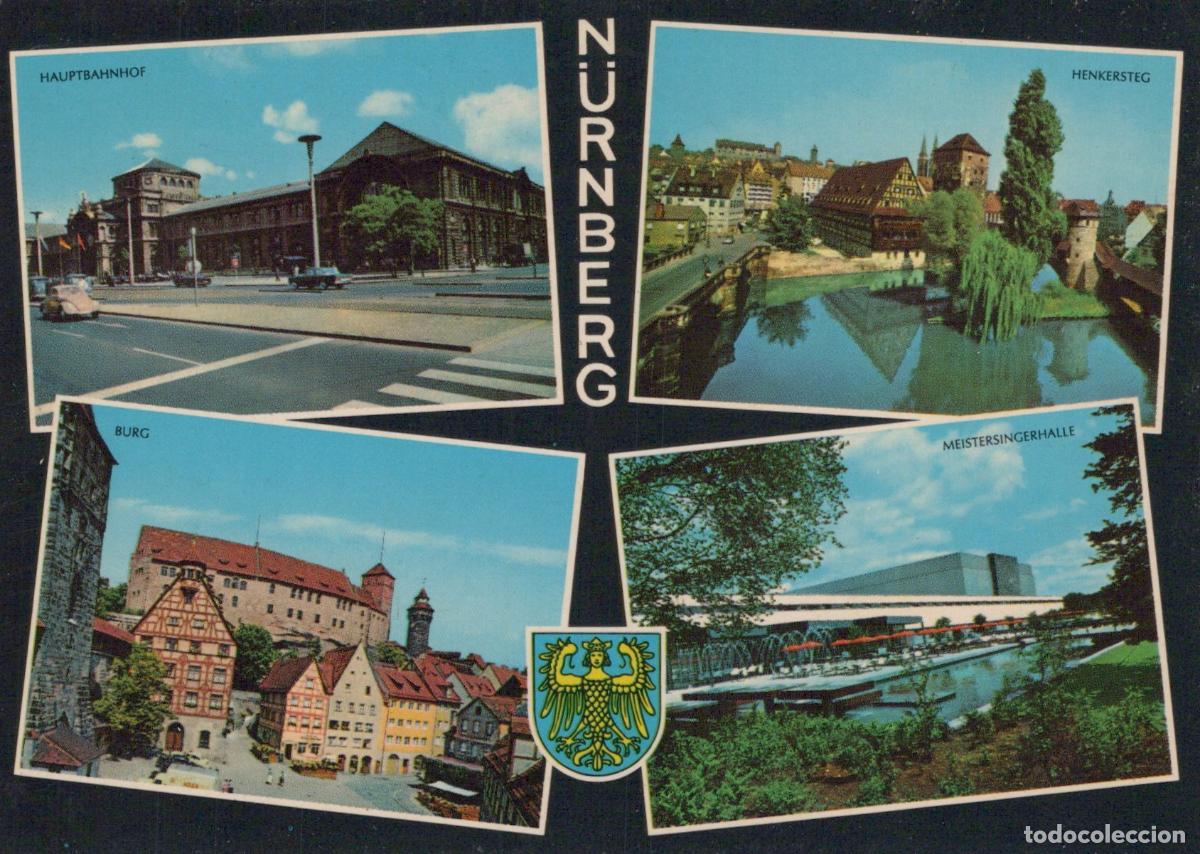 Postcards: Germany Nuernberg Nuernberg Main Station Henkersteg Castle *YBB001