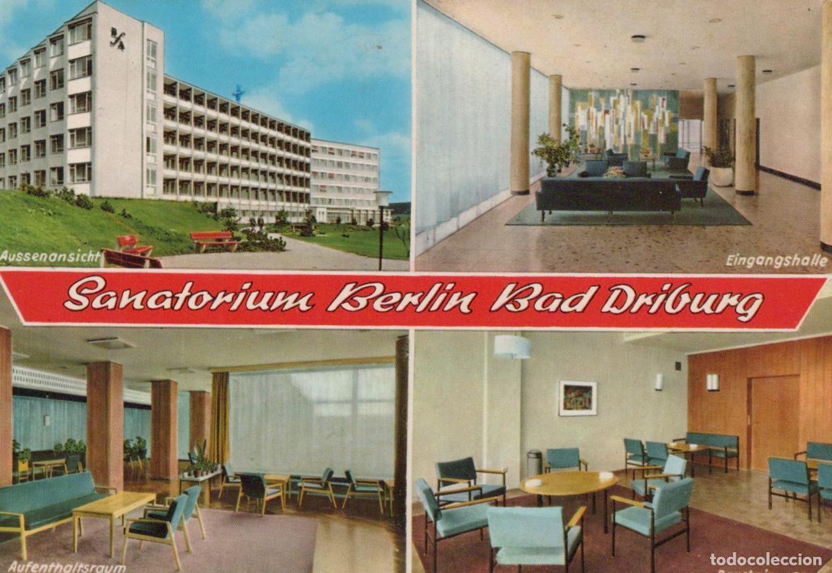 Postales: Germany Bad Driburg Sanatorium Berlin Exterior And Interior Views *YBB007