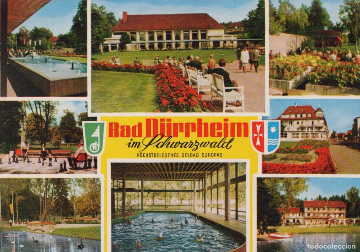 Postales: Germany Bad D&uuml;rrheim In The Black Forest Multi View Spa Town 1950s *YBB011