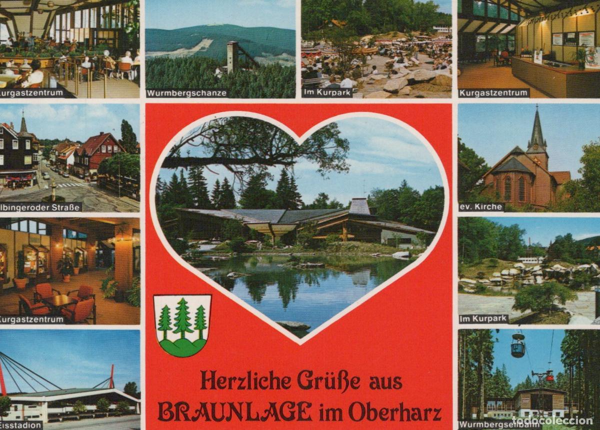 Postales: Germany Braunlage In The Upper Harz Multi View Kurpark Wurmbergschanze *YBB017
