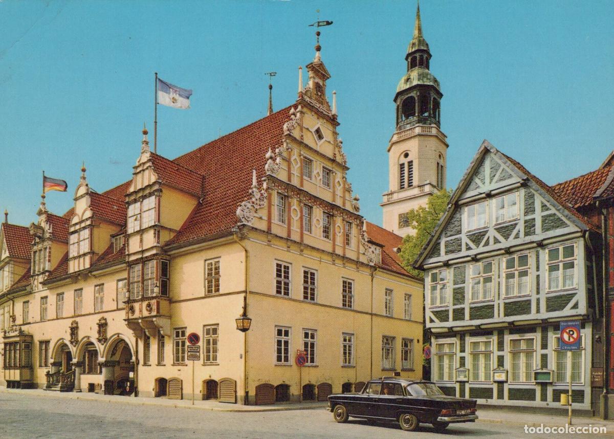 Postales: Germany Celle Town Hall And St Marien Church *YBB027