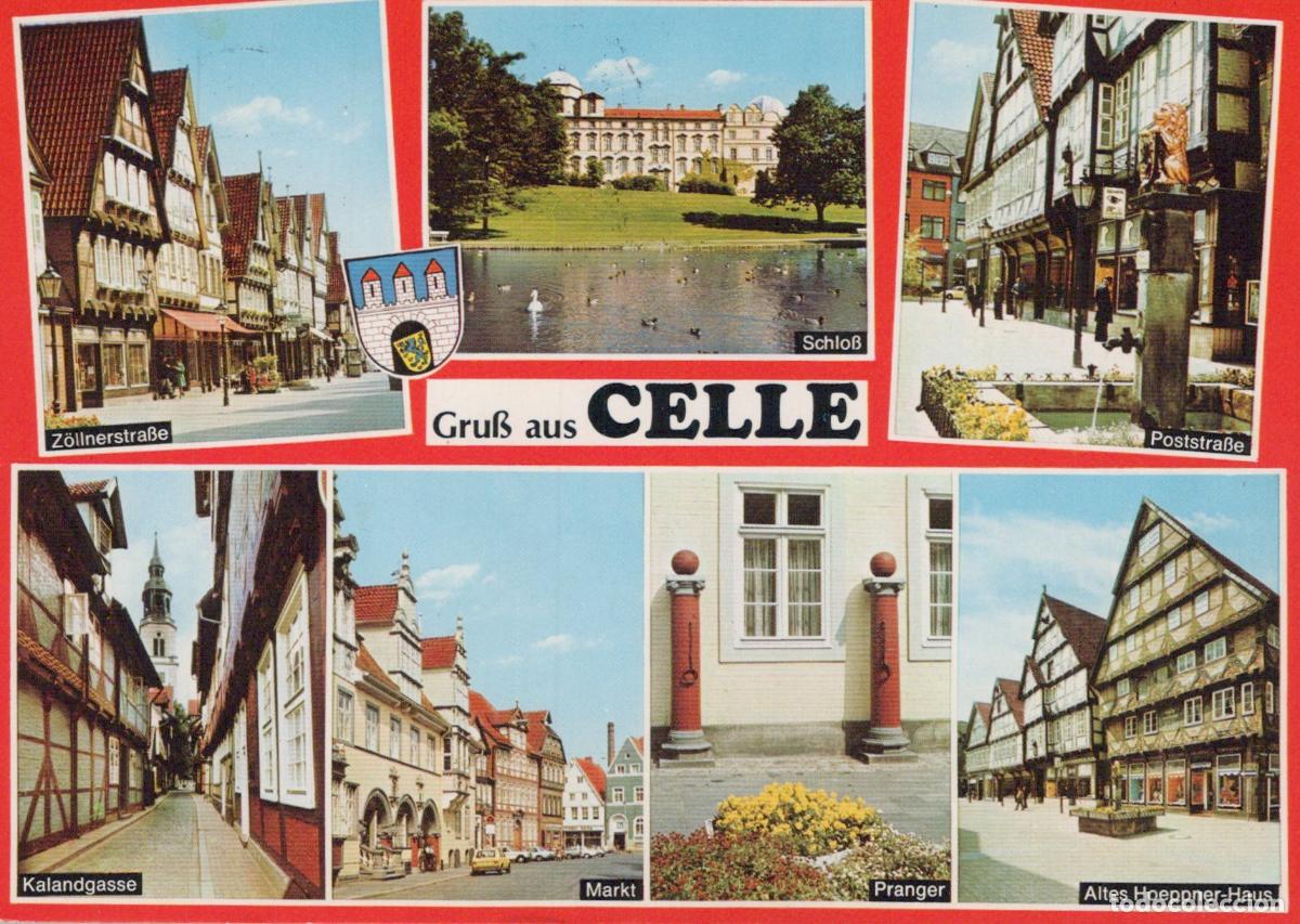Postales: Germany Celle Collage Of Historic Streets And Buildings In *YBB021