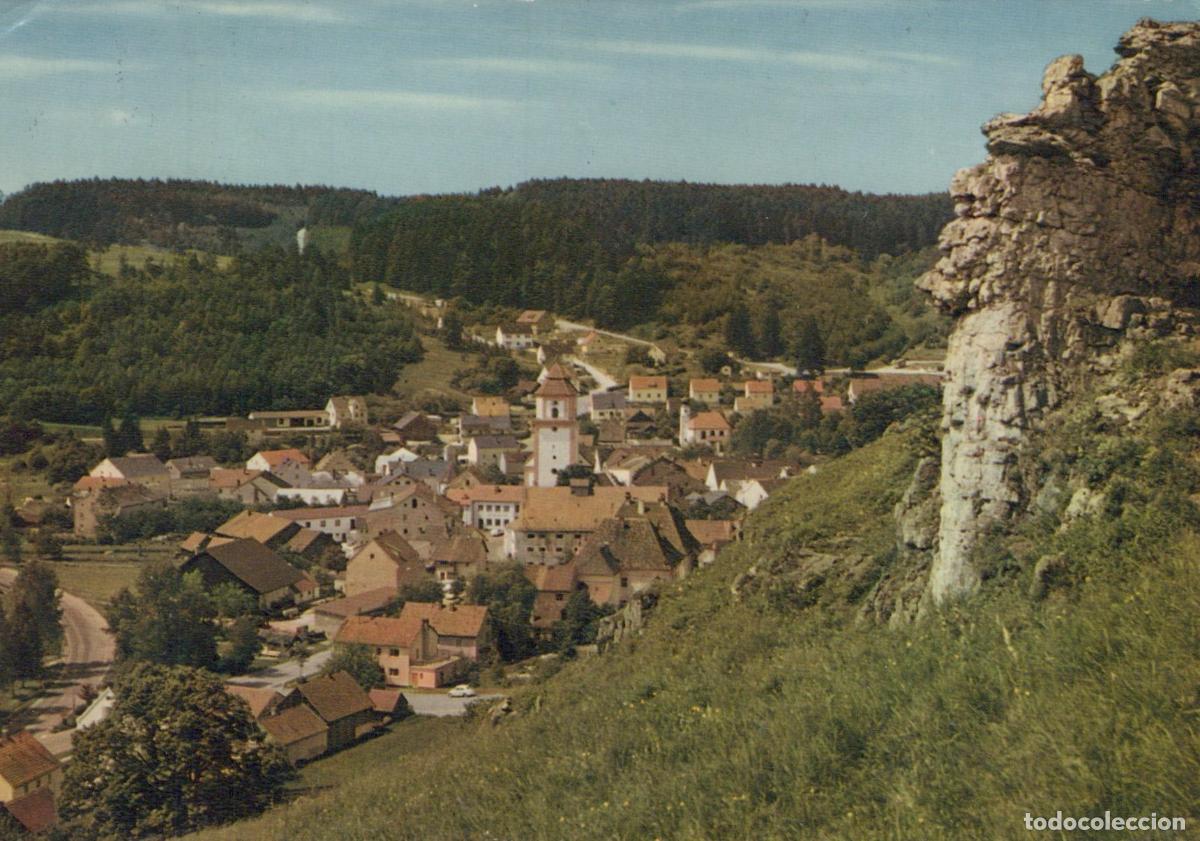 Cartes Postales: Germany Breitenbrunn Opf Village Landscape With Church And Rock *YBB042