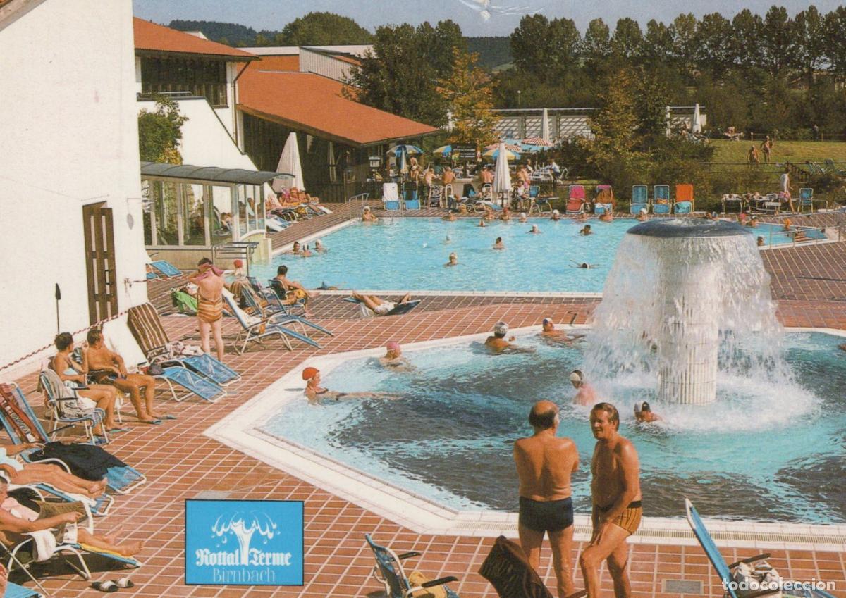 Cartes Postales: Germany Rottal Terme Birnbach Thermal Bath Swimming Pool Fountain *YBB057