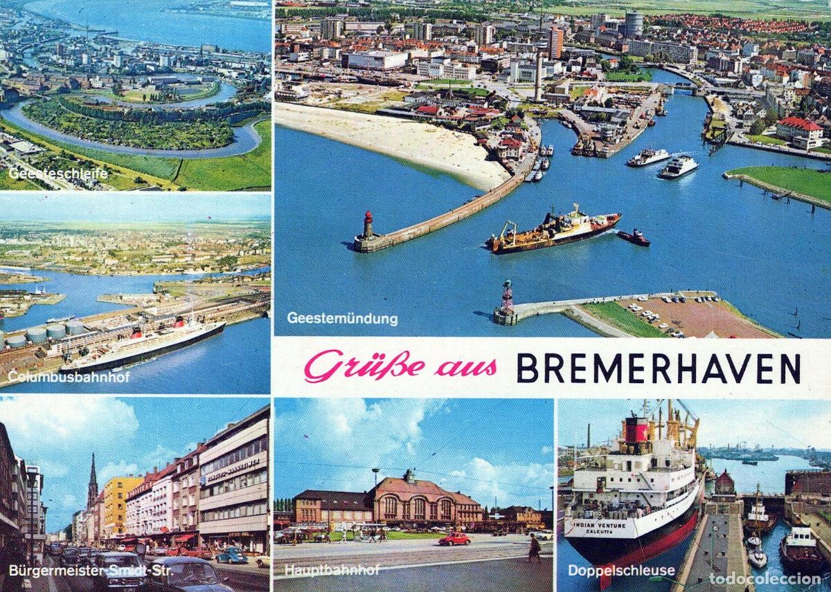 Postales: Germany Bremerhaven Multi View Geeste Loop Geeste Estuary *YBB040 - Foto 3