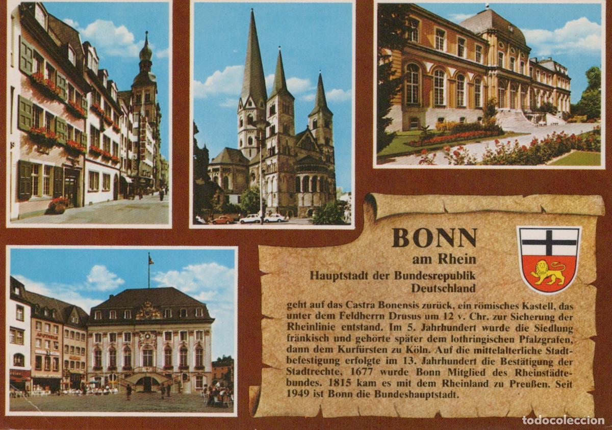 Postales: Germany Bonn Am Rhein City Views Beethoven House Minster Town Hall *YBB072