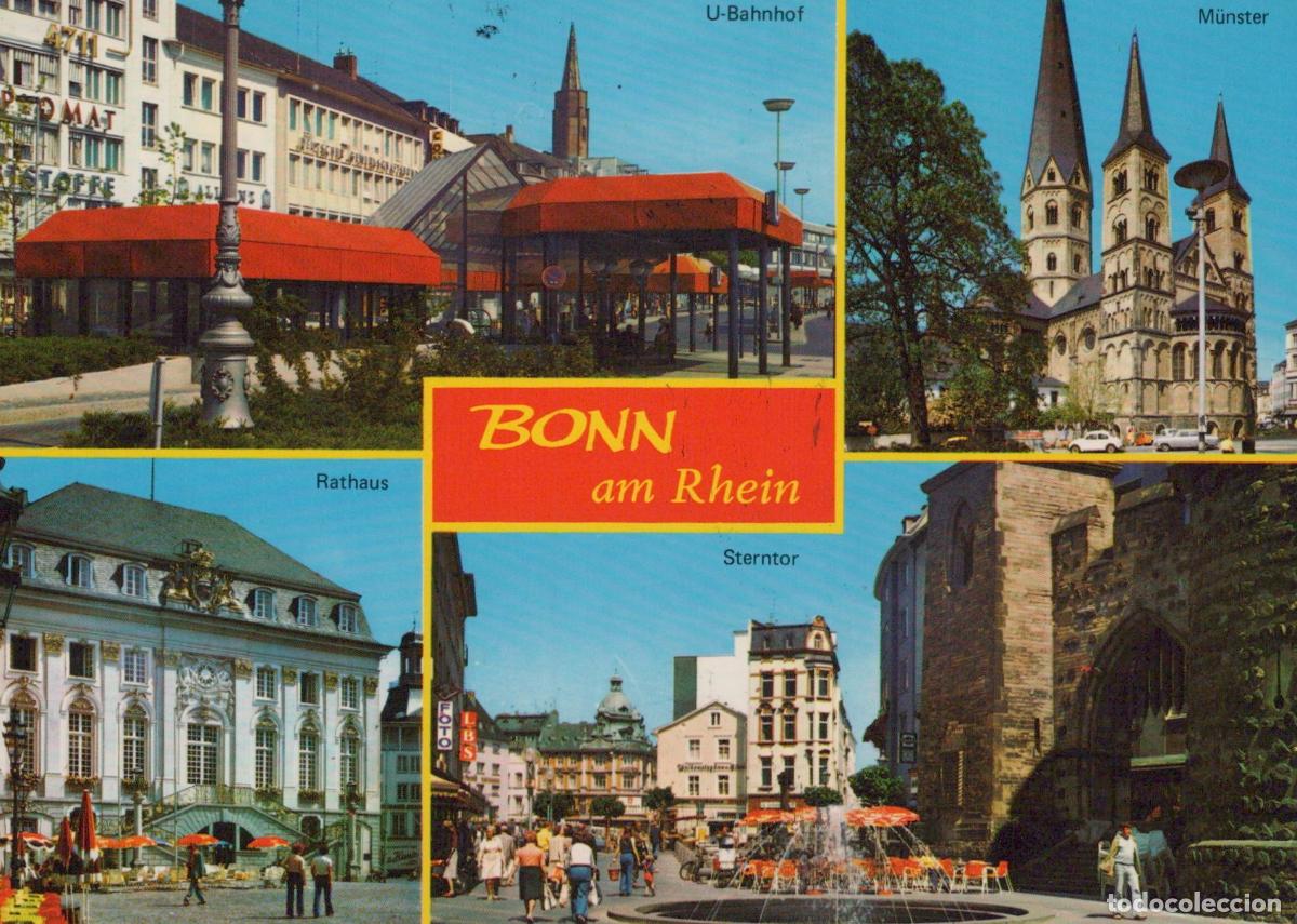 Postales: Germany Bonn Am Rhein U Train Station M&uuml;nster Town Hall Sterntor Multi *YBB070