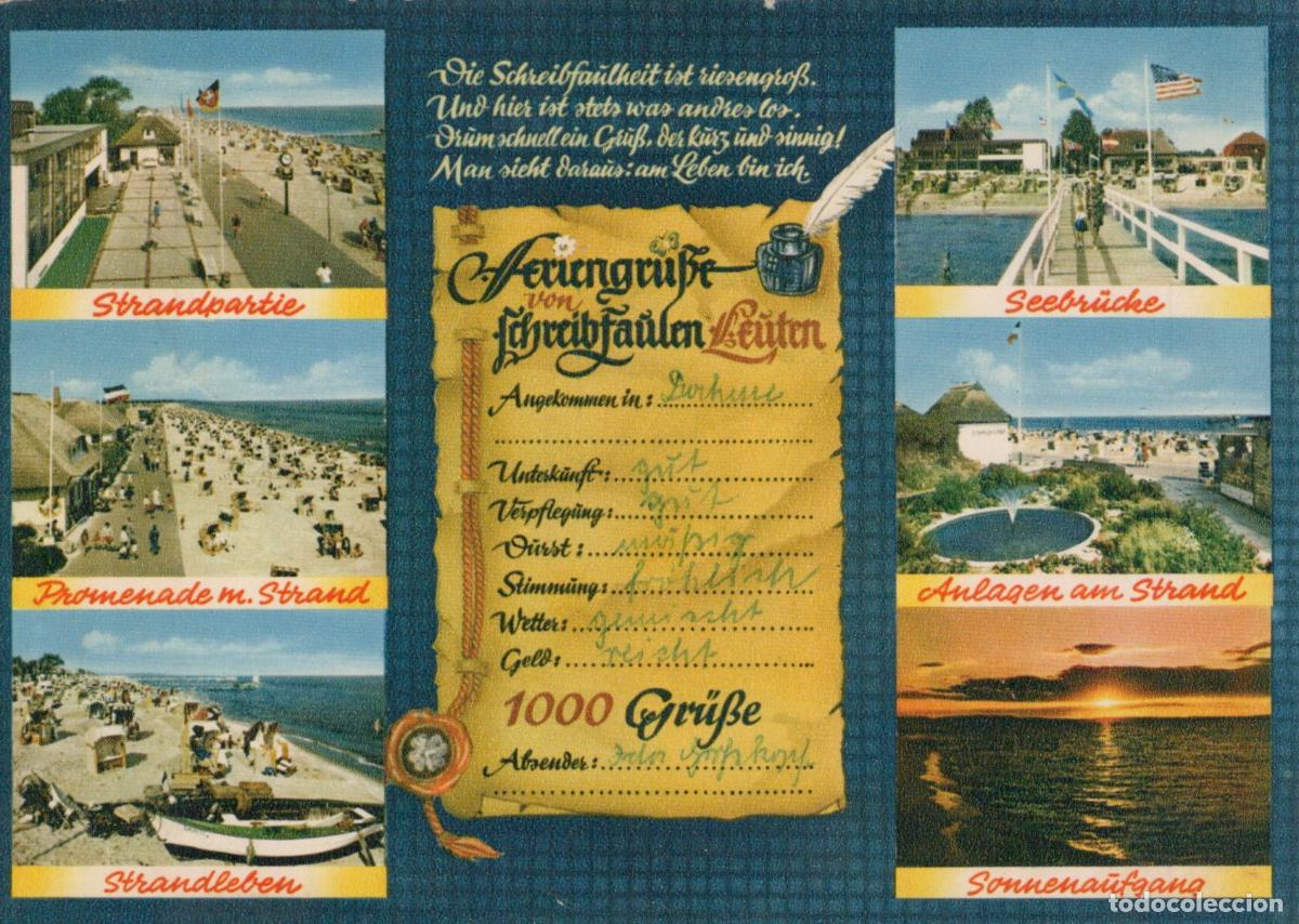 Cartes Postales: Germany Dahme Beach Promenade Pier And Sunset Schleswig Holstein *YBB093