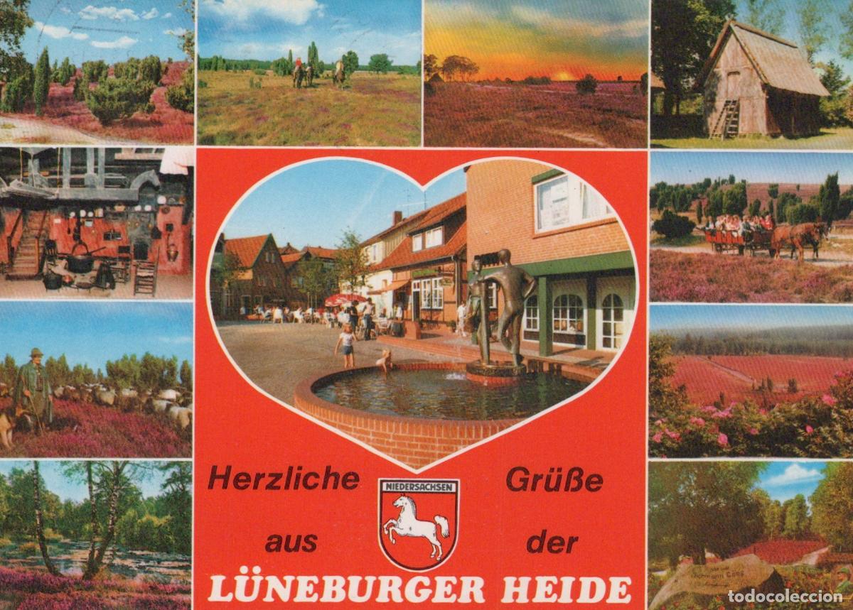 Postkarten: Germany Soltau L&uuml;neburg Heath Collage Of Landscapes Architecture And *YBB094