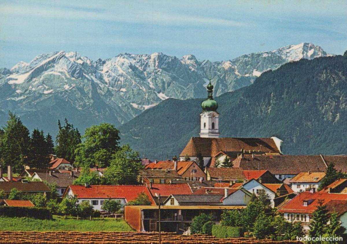 Postkarten: Germany Murnau Am Staffelsee Upper Bavaria Alpine Village With Church *YBB097