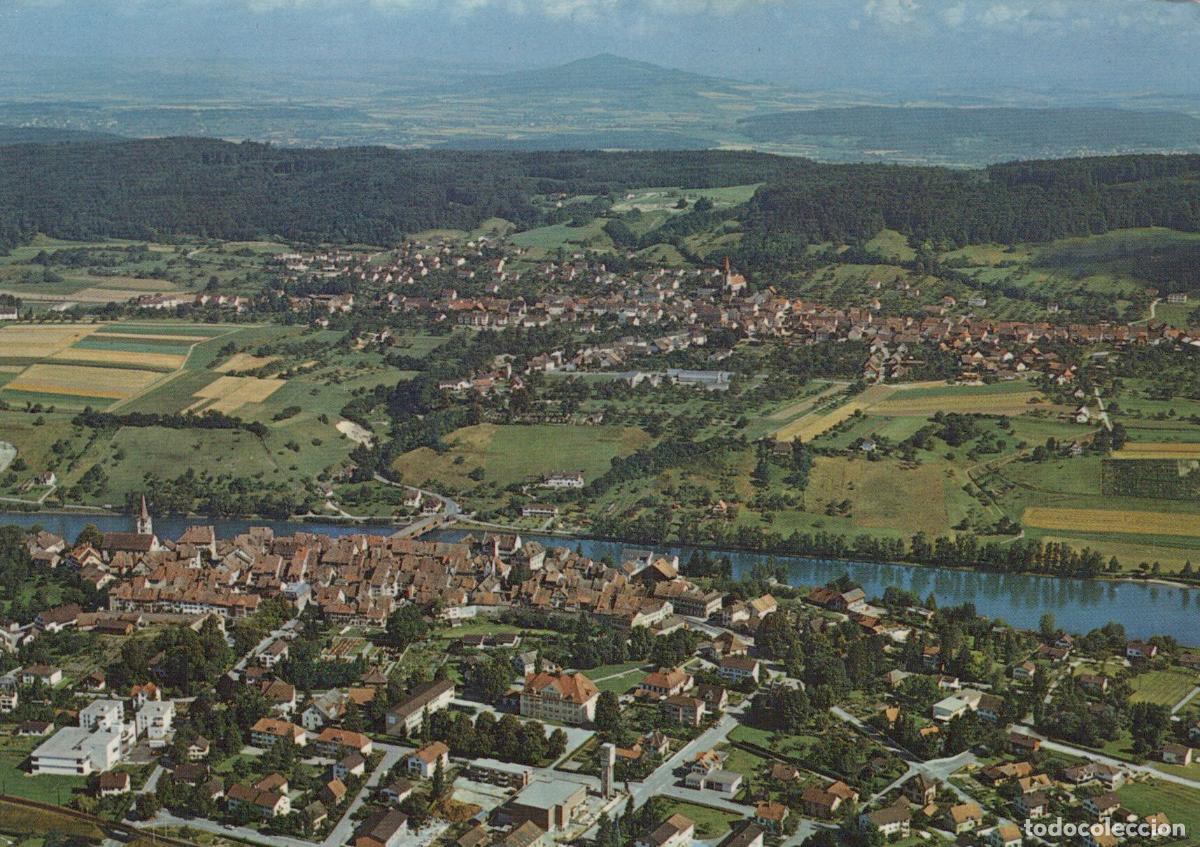 Cartes Postales: Switzerland Diessenhofen Aerial View With Gailingen And Rhine River *YBB102