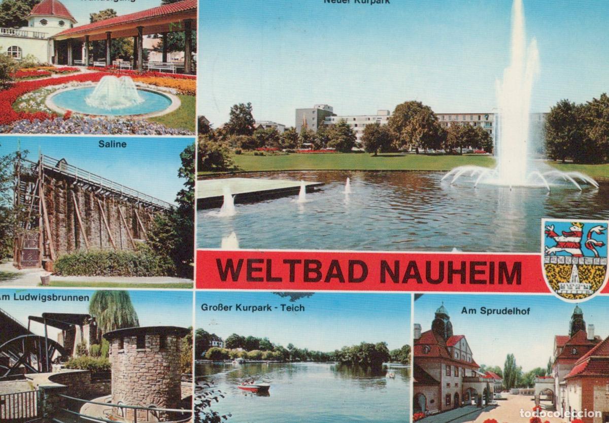 Cartes Postales: Germany Bad Nauheim Multi View Kurpark Saline Ludwigbrunnen Sprudelhof *YBB128