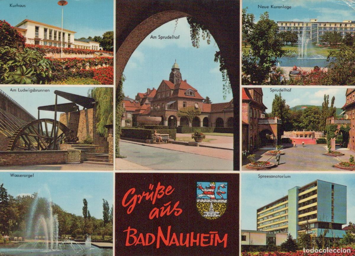 Cartes Postales: Germany Bad Nauheim Multi View Kurhaus Sprudelhof Ludwigbrunnen *YBB125