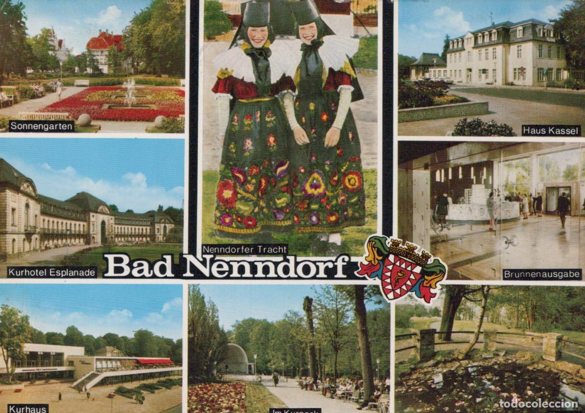 Postais: Germany Bad Nenndorf Multi View Kurhaus Sonnenpark House Kassel Fountain *YBB130