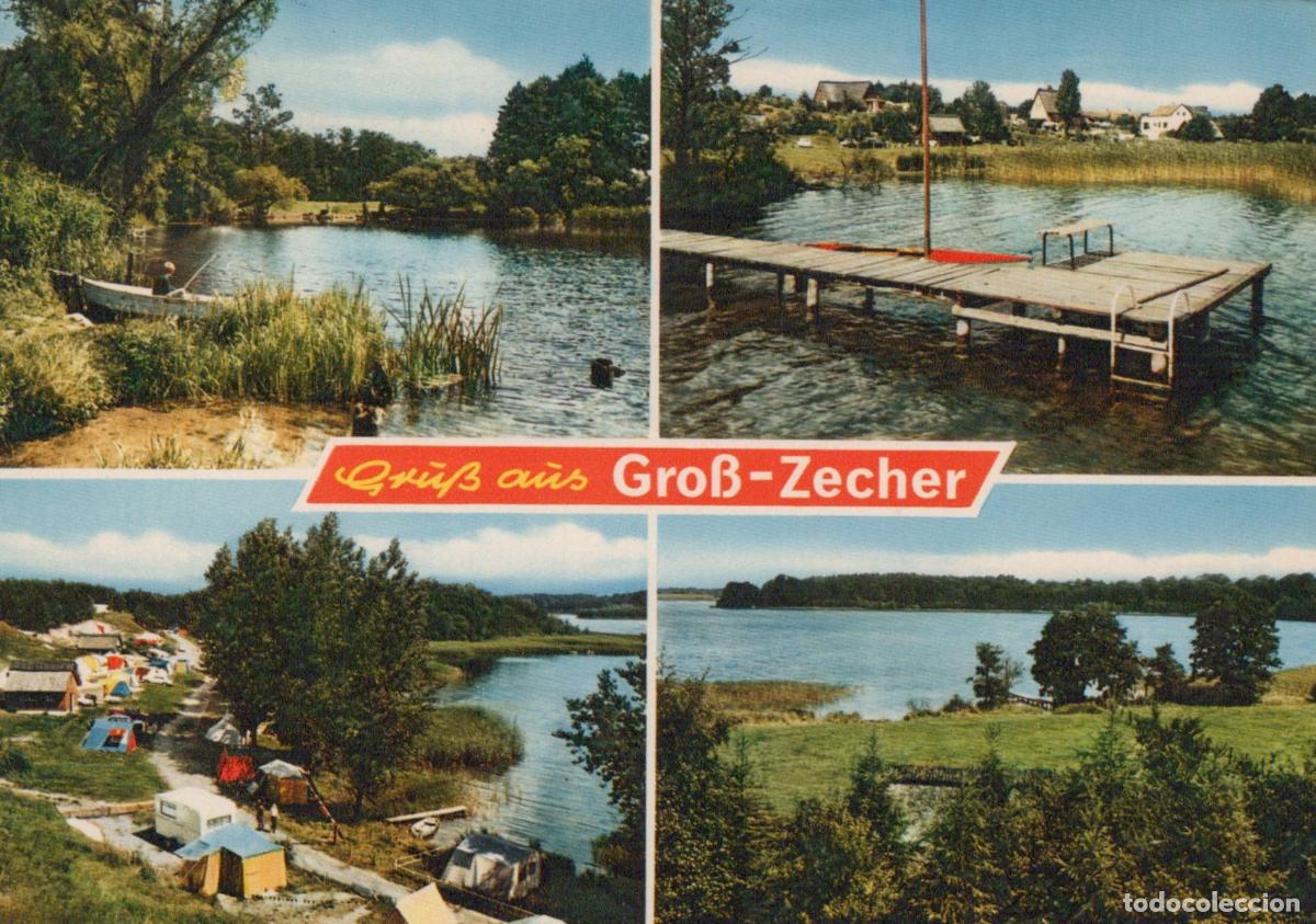Cartes Postales: Germany Ahrensburg Greetings From Gross Zecher Lake Landscape Camping *YBB165