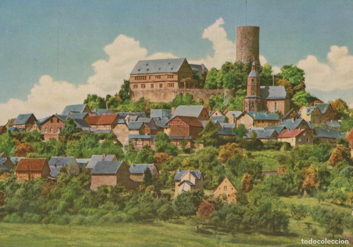 Cartes Postales: Germany Giessen Gleiberg Castle And Village An Der Lahn Panoramic View *YBB168