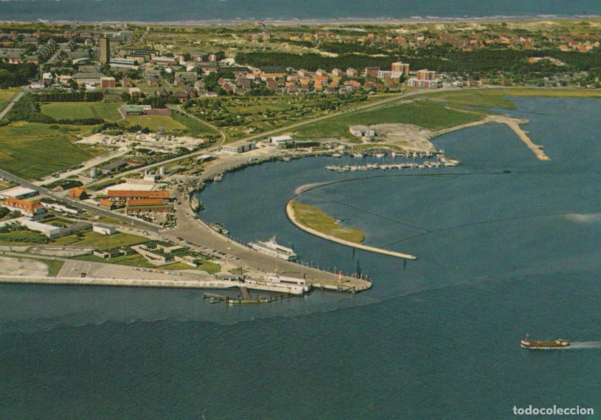 Cartes Postales: Germany Norderney Aerial View Of Seaport And Town With Coastal Landscape *YBB131